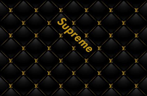 lv and supreme wallpaper|louis vuitton black background.